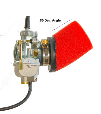 Uni Filter Angle Pod - 50mm intake, 100mm length, 72mm O.D.