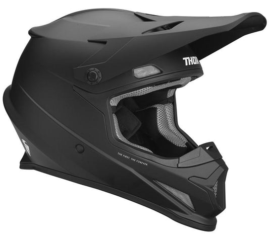 HELMET THOR MX SECTOR BLACKOUT MATTE BLACK XS