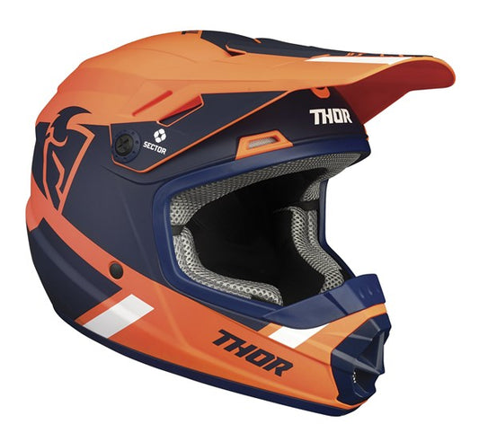 HELMET S24 THOR MX SECTOR SPLIT YOUTH MIPS ORANGE NAVY MEDIUM