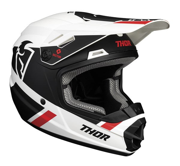 HELMET S24 THOR MX SECTOR SPLIT YOUTH MIPS WHITE BLACK LARGE