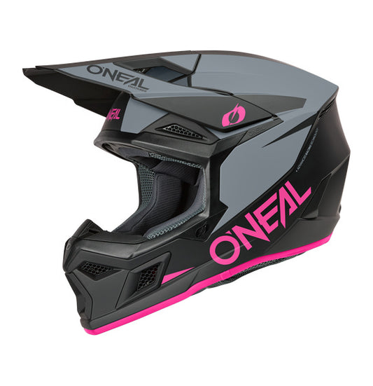 O'Neal 2026 3SRS SOLID Helmet - Pink/Grey/Black
