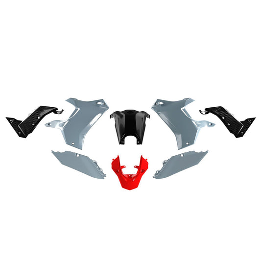 PLASTICS KIT RTECH 5 PIECE YAMAHA XT700Z TENERE 19-ON GREY BLACK