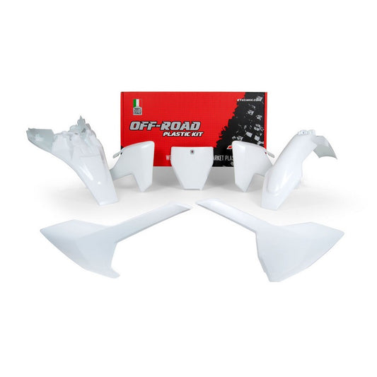 PLASTICS KIT RTECH 5 PIECE WHITE HUSQVARNA TC85 18-24