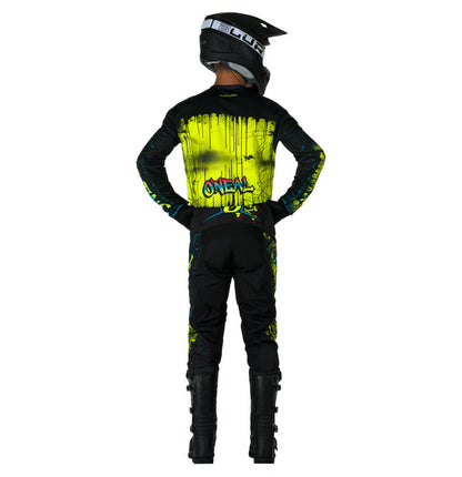 O'Neal Youth ELEMENT Rancid Jersey - Black/Neon