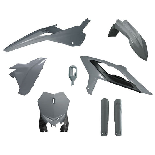 PLASTICS KIT RTECH 6 PIECE GREY BETA 125RX 200RX 250RX 350RX 390RX 430RX 480RX 23 300RX
