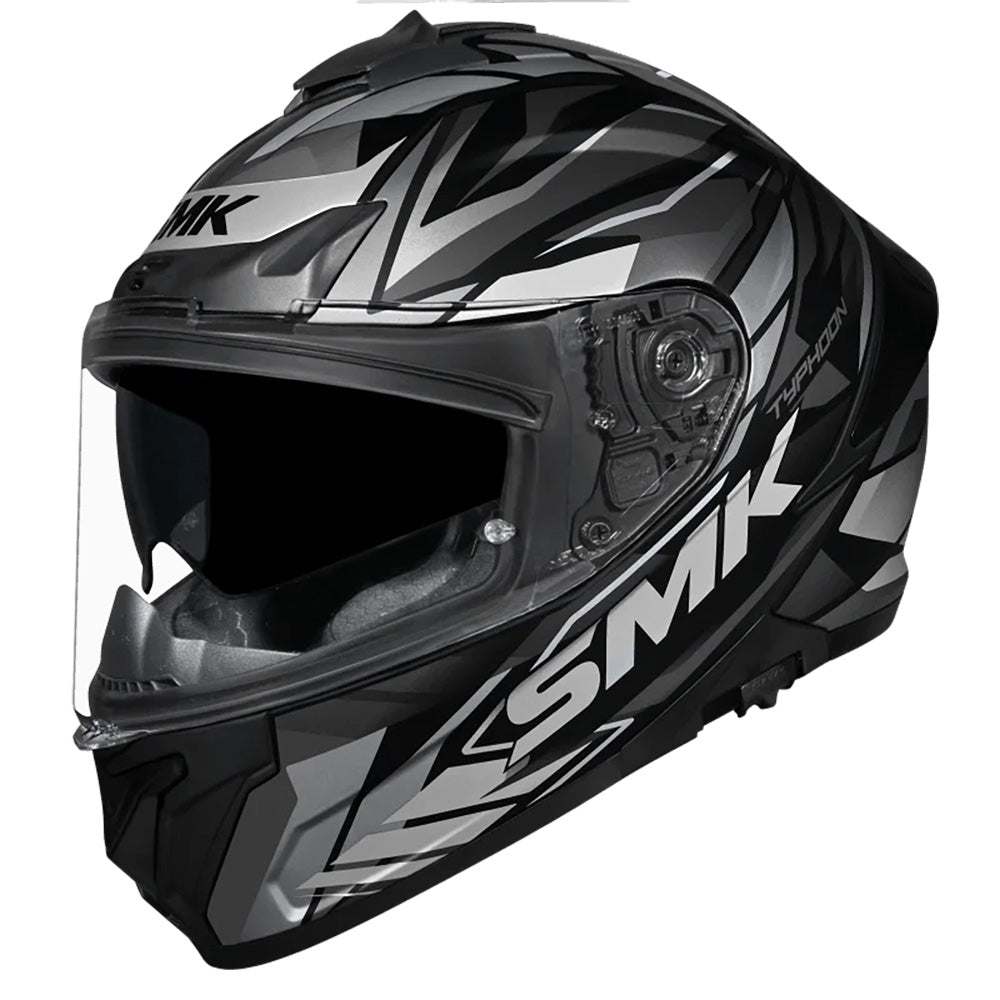 SMK TYPHOON RIVAL  - Matte Black Grey - MA26