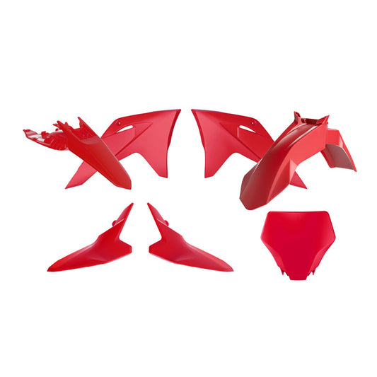 PLASTICS KIT RTECH 5 PIECE RED GAS GAS MC65 24-ON