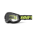 100% Strata 2 Moto Goggle Solar Eclipse - Clear Lens