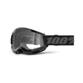 100% Strata 2 Goggle Black - Clear Lens