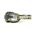 100% Strata 2 Moto Goggle War camo - Clear Lens