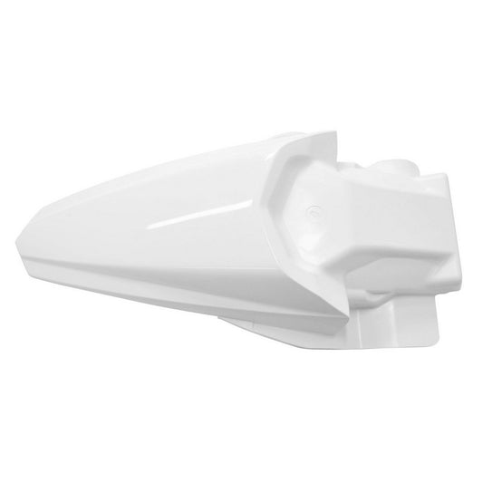 REAR FENDER RTECH WHITE KAWASAKI  KX85 14-ON KX100 14-24  KX112 22-ON