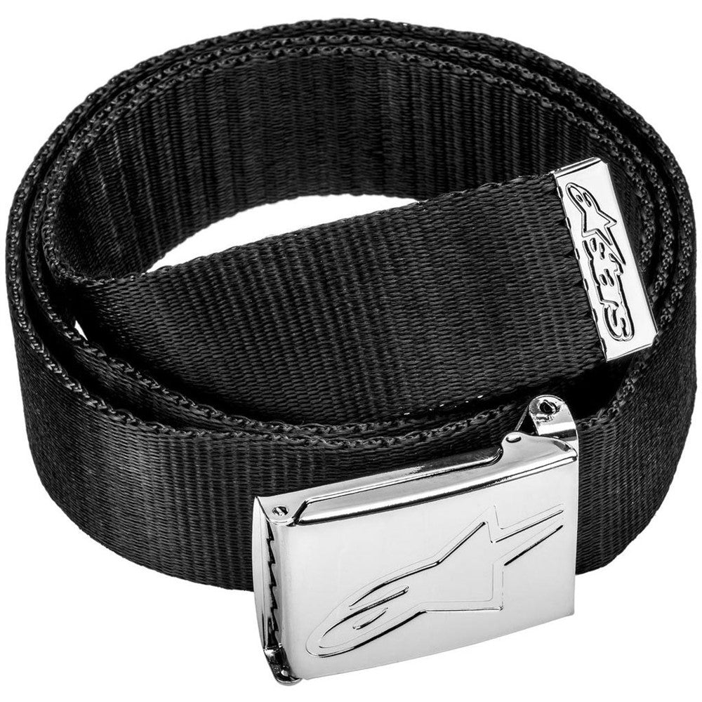 Ageless Web Belt Black/Chrome