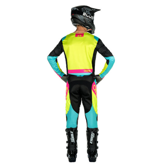 O'Neal 2025 HARDWEAR AIR Slam Jersey - Black/Neon/Pink