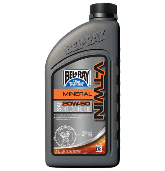 Bel-Ray V-Twin Mineral Engine Oil