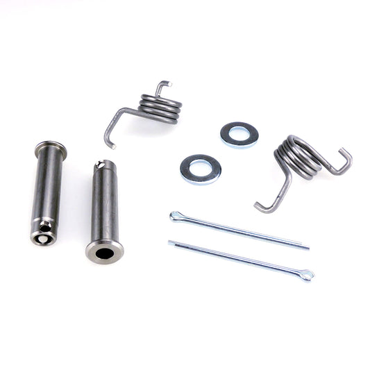 FOOTREST PIN & SPRING SET 10MM X 48MM STAINLESS 360MX KAWASAKI KX250F 06-23,  KX450F 06-23