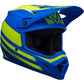 Bell MX-9 MIPS Disrupt Matte classic Blue/Hi-Viz Yellow