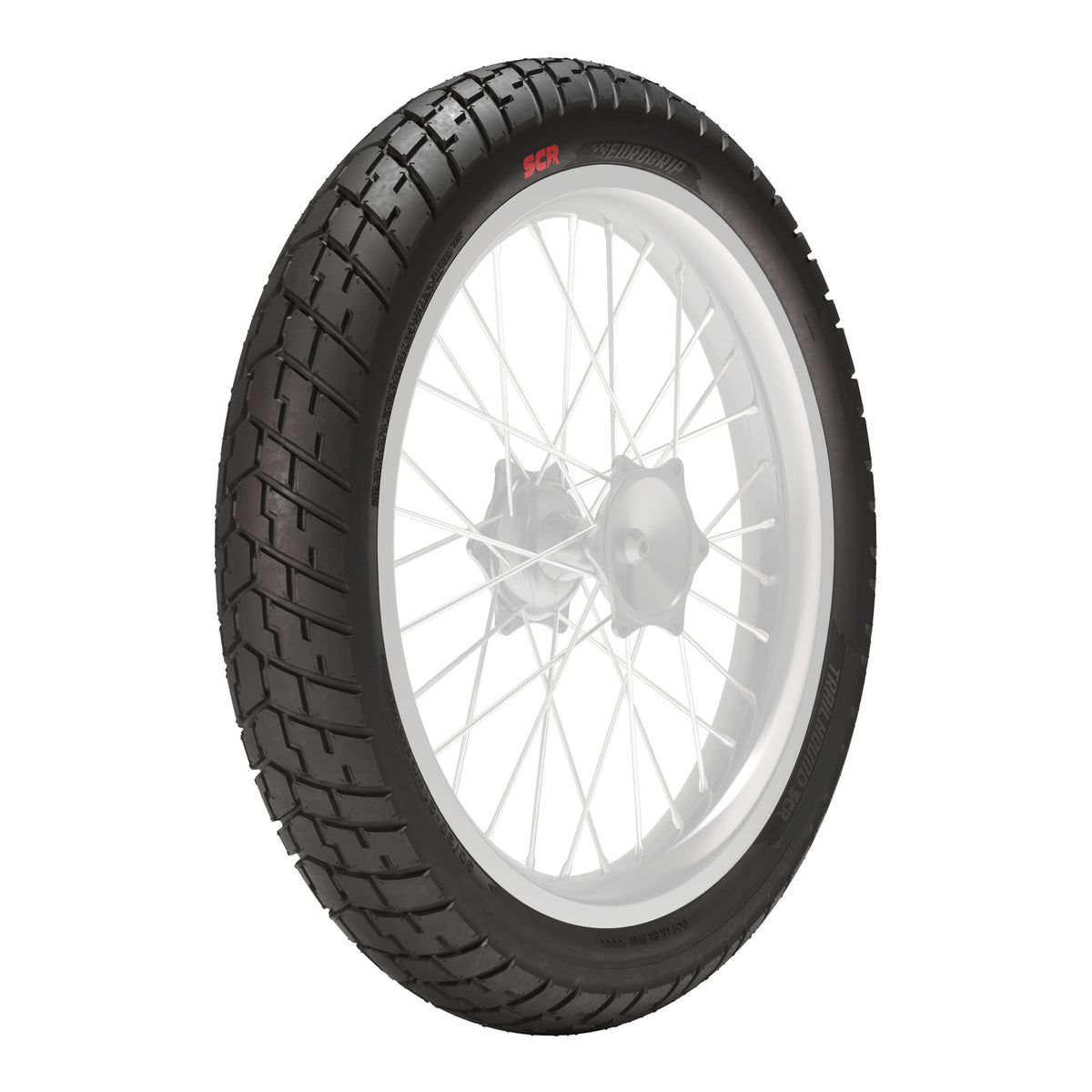 Eurogrip Trailhound SCR 100/90-18 Front Tubeless Tyre (56H Rating)