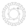 BRAKE DISC FRONT MOTO MASTER NITRO 240MM GAS GAS MC85 HUSQVARNA TC85 KTM 85SX E-SX E
