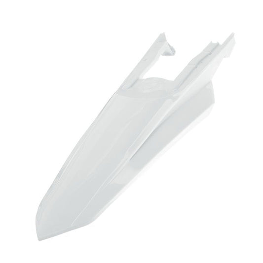 REAR FENDER RTECH WHITE KTM EXC XC-W XCF-W EXC-F