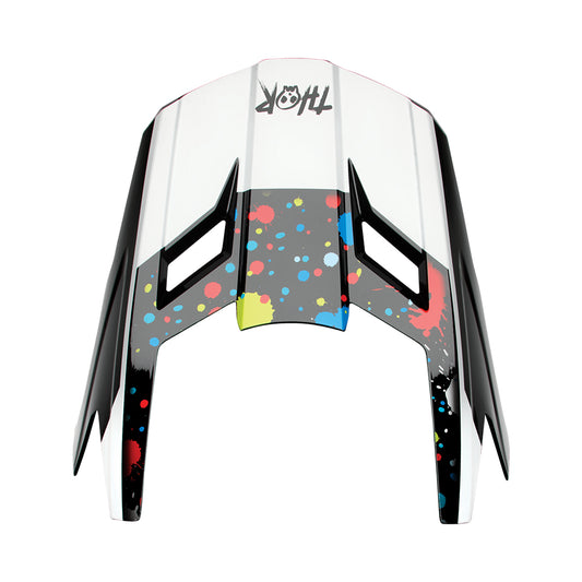 HELMET VISOR KIT S27 THOR MX FLEET SPLAT BLACK YOUTH