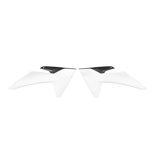 RADIATOR SHROUDS RTECH WHITE BLACK KTM 65SX 24-ON