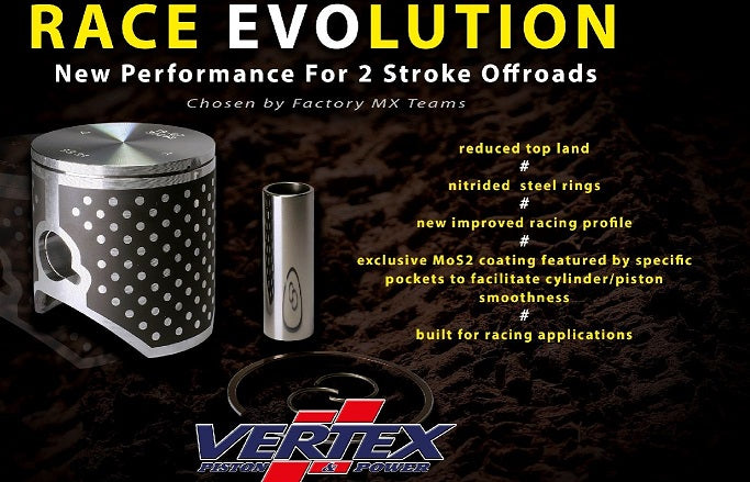 PISTON KIT VERTEX RACE EVOLUTION YAMAHA YZ125 05-22 53.93