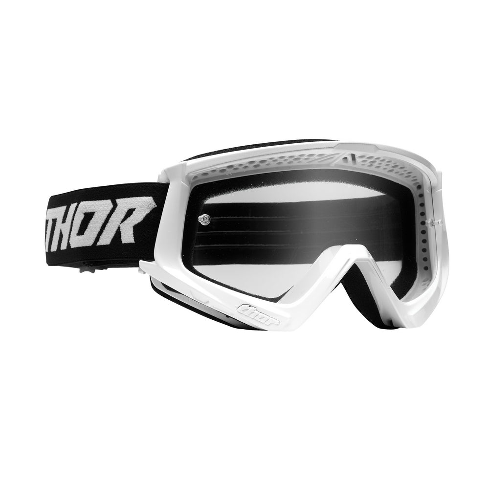 GOGGLES S24 THOR MX YOUTH COMBAT WHITE BLACK