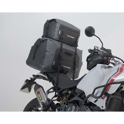 TAIL BAG SW MOTECH DRYBAG 35 LITRE WEATHERPROOF GREY BLACK