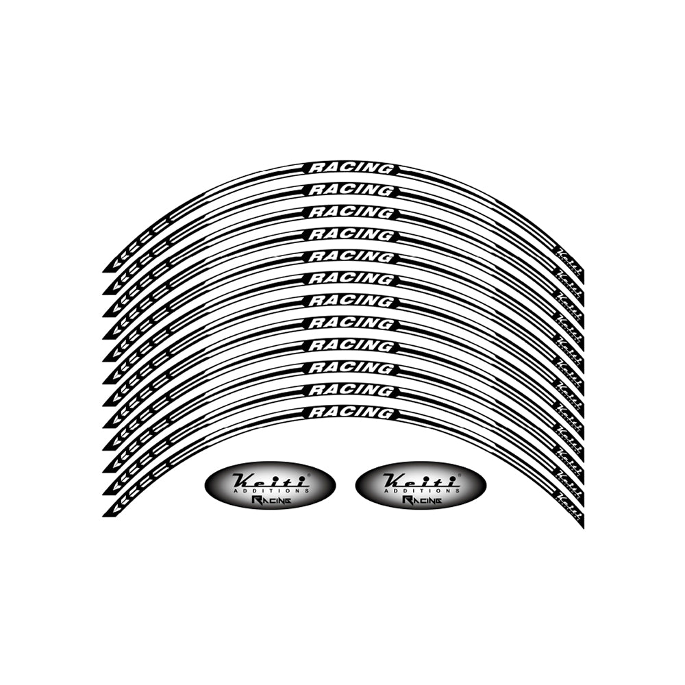 KEITI REFLECTIVE WHEEL 3 STRIPE RACING WS820K [BLA