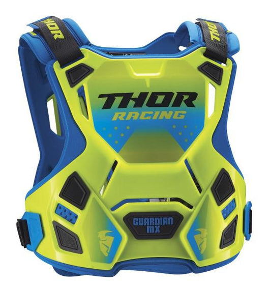 CHEST PROTECTOR S24 THOR MX GUARDIAN MX ROOST YOUTH SMALL MEDIUM FLURO GREEN BLUE