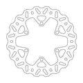 BRAKE DISC FRONT MOTO MASTER NITRO 220MM KAWASAKI KX85 01-ON KX100 06-ON KX112 22-ON