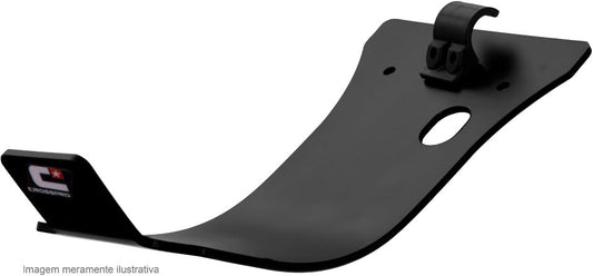 *GLIDE PLATE CROSSPRO DTC PLASTIC CRF250R 10-13 BLACK