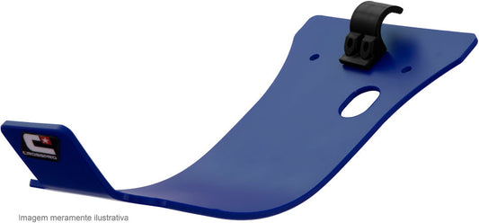 GLIDE PLATE CROSSPRO DTC PLASTIC YZ250F 14-18 BLUE