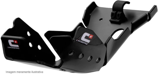 SKID PLATE CROSSPRO EC DTC ENDURO PLASTIC BLACK CRF450X 05-14