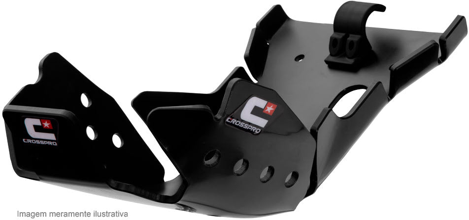 SKID PLATE CROSSPRO EC DTC ENDURO PLASTIC KTM 350XCF 12-14 BLACK