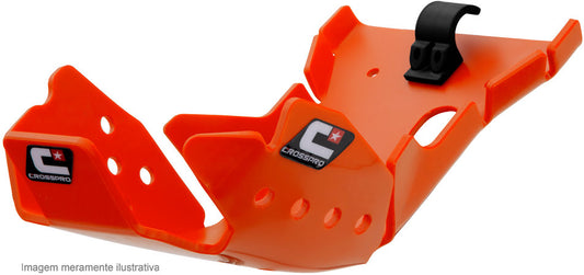 SKID PLATE CROSSPRO EC DTC ENDURO PLASTIC KTM 350XCF 12-14 ORANGE