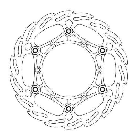 BRAKE DISC FRONT MOTO MASTER FLAME 260MM APRILIA KAWAKASI SUZUKI YAMAHA