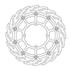 BRAKE DISC FRONT MOTO MASTER FLAME 320MM OVERSIZED KAWASAKI