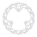 BRAKE DISC FRONT MOTO MASTER FLAME 198MM GAS GAS MC65 21-22 HUSQVARNA TC65 17-22 KTM 65SX 02-22