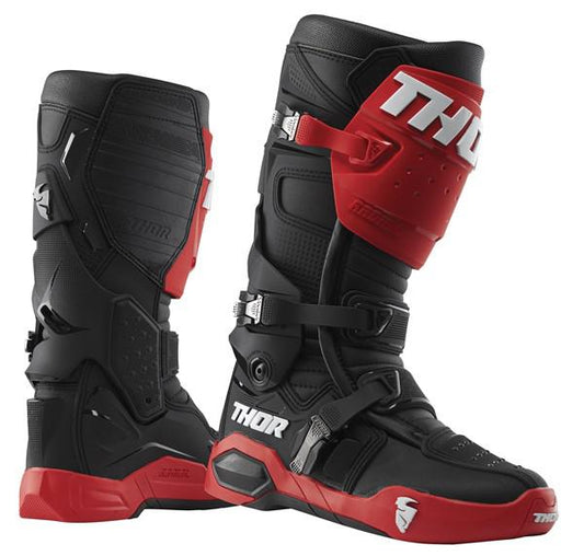 MOTOCROSS BOOTS S24 THOR MX RADIAL MENS RED/BLACK SIZE 8