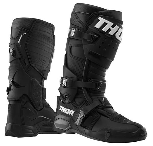 MOTOCROSS BOOTS S24 THOR MX RADIAL MENS BLACK SIZE 8