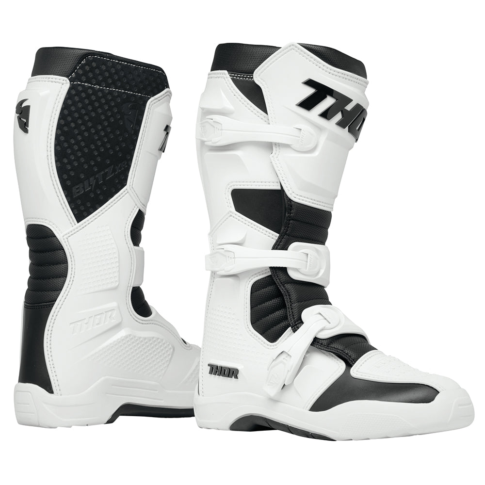 MOTOCROSS BOOTS S24 THOR MX BLITZ XR MENS WH/BK SIZE 7