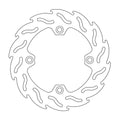 BRAKE DISC REAR MOTO MASTER FLAME 240MM SUZUKI DR650 96-ON XF650 FREEWIND 97-02