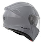 RJAYS TOURTECH V Helmet - Solid Gloss Grey | Flip-Front