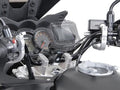 SW MOTECH GPS HANDLEBAR MOUNT 25.40 MM SILVER POLISHED