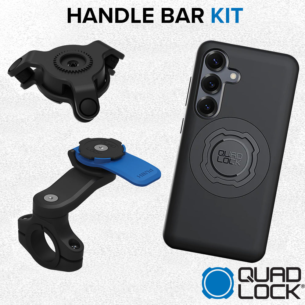 Samsung Galaxy S25 Handlebar Mount Kit Quad Lock
