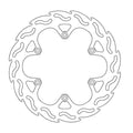 BRAKE DISC REAR MOTO MASTER FLAME 240MM SUZUKI RM125 RM250 99-05 DRZ400 05-ON