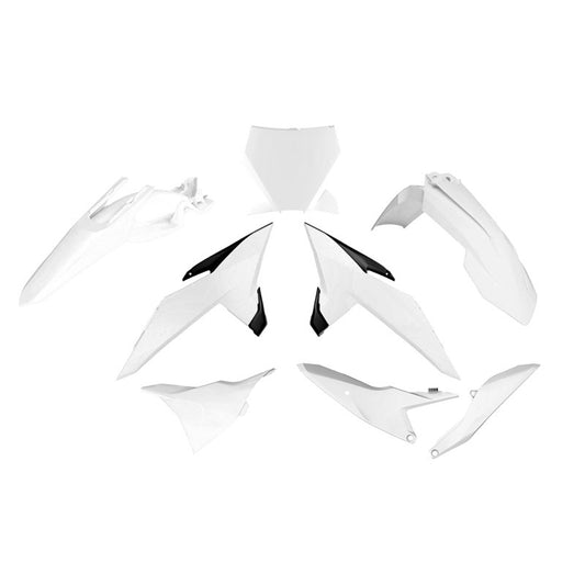 PLASTICS KIT RTECH 6 PIECE WHITE KTM 85SX 25-ON