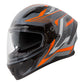 RJAYS APEX III Helmet - IGNITE Gry/Org | Internal Sun-Shield