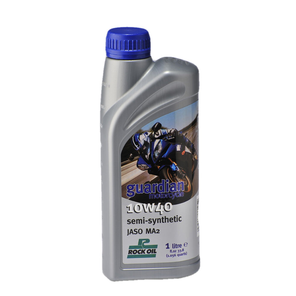 ENGINE OIL GUARDIAN MOTORCYCLE 10W-40 ROCK OIL SEMI SYNTHETIC 1L